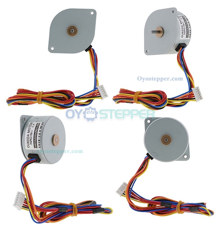 Oukeda PM42 Permanent Magnet Stepper Motor 7.5 Deg 4.90 Ncm φ42PM 12V 6 Wires
